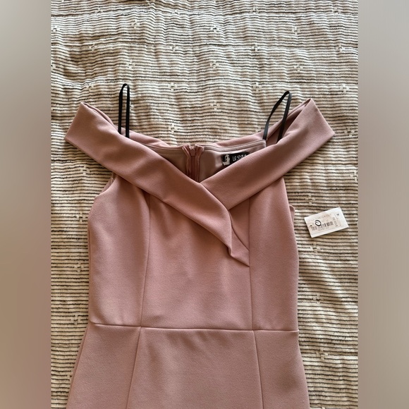 Off-The-Shoulder Long Fitted Dress With Slit By La Scala 25078 - Picture 6 of 8